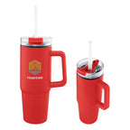 Intrepid Recycled Tumbler, 30 oz - Red - Colorbrite