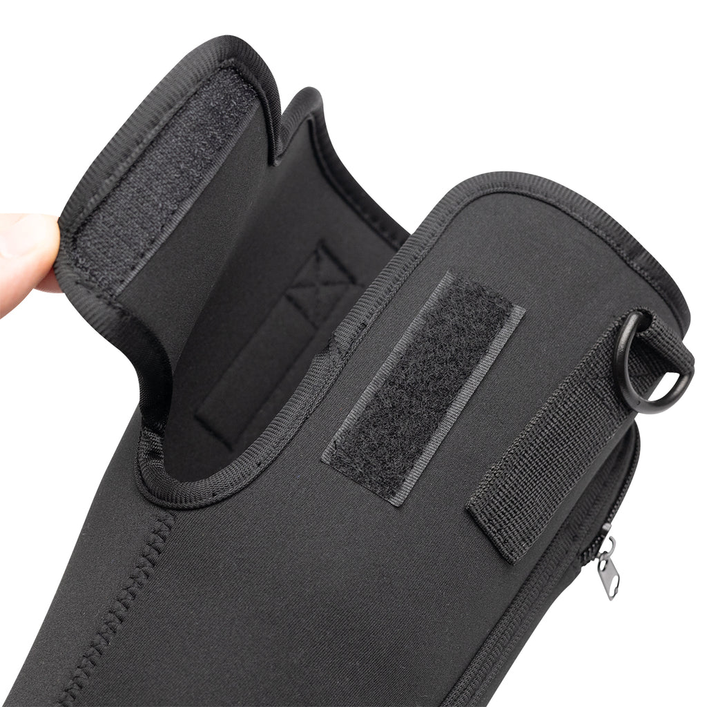 Intrepid Tumbler Sling with Pouch, 40 oz - Black - Closure