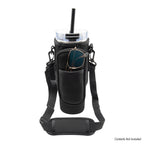 Intrepid Tumbler Sling with Pouch, 40 oz - Black - Front