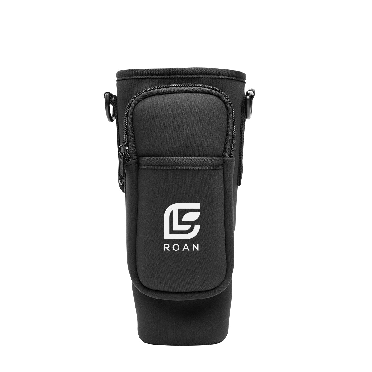 Intrepid Tumbler Sling with Pouch, 40 oz - Black - Silk Screen