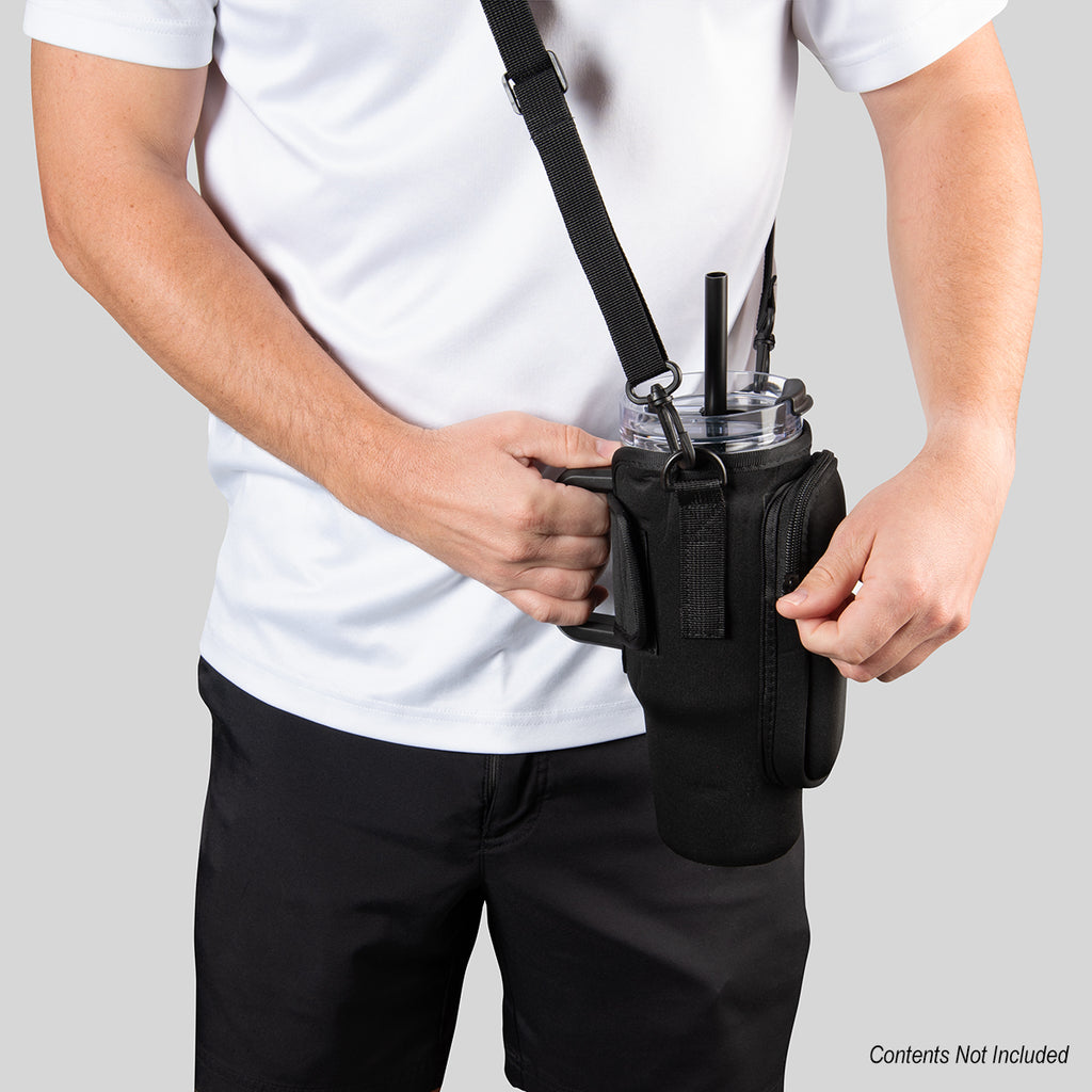 Intrepid Tumbler Sling with Pouch, 40 oz - Inuse