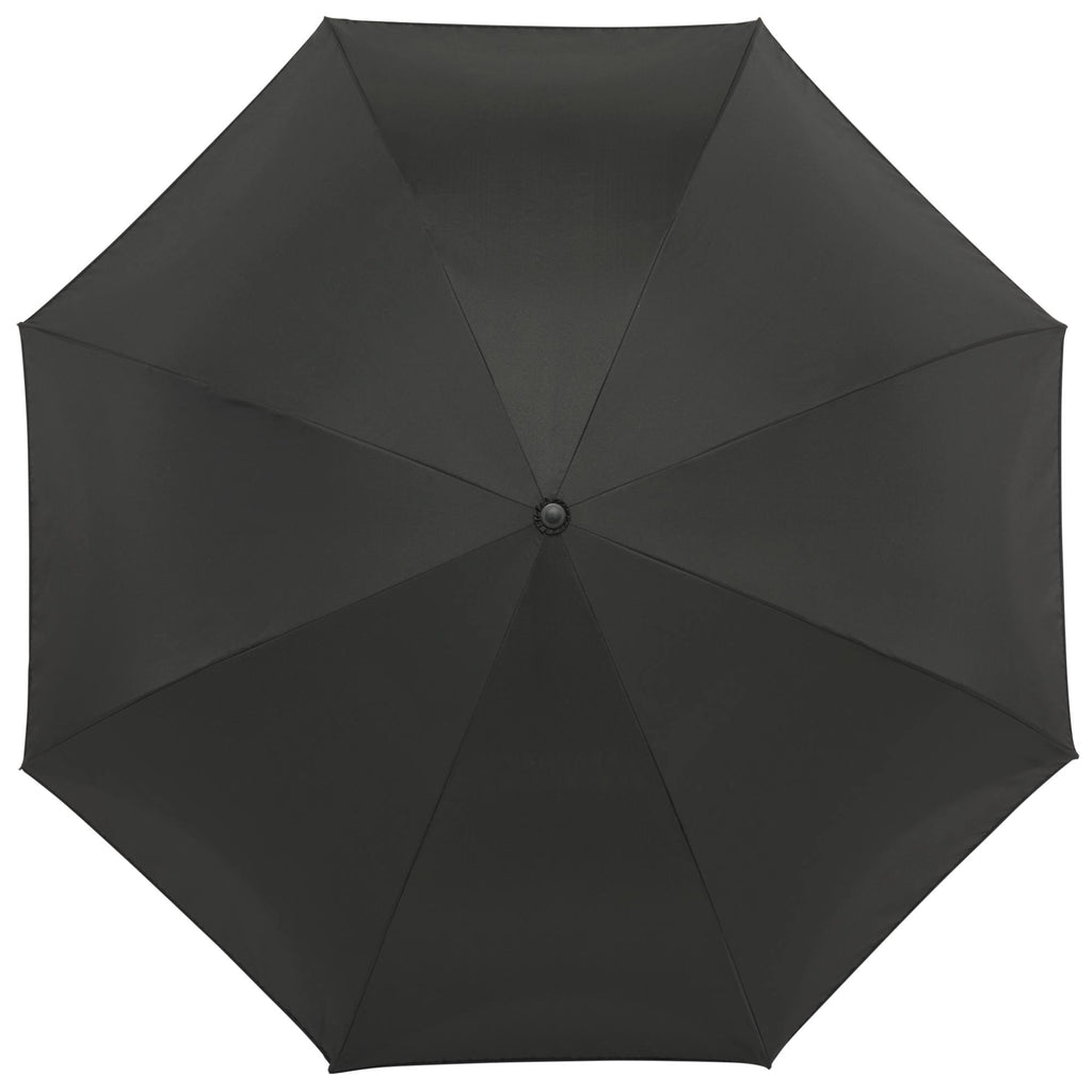 Inverted Umbrella with Recycled Canopy, 48 Inches - Black - Top 2