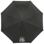 Inverted Umbrella with Recycled Canopy, 48 Inches - Black - Top