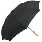 Inverted Umbrella with Recycled Canopy, 48 Inches - Royal - Right Angle 4