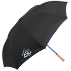 Inverted Umbrella with Recycled Canopy, 48 Inches - Royal - Right Angle