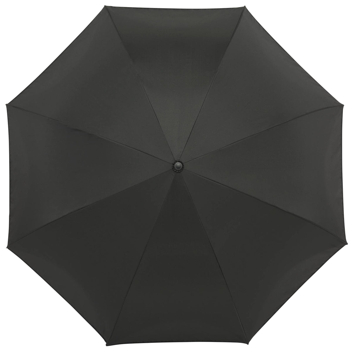 Inverted Umbrella with Recycled Canopy, 48 Inches Transfer - Black - Top 2
