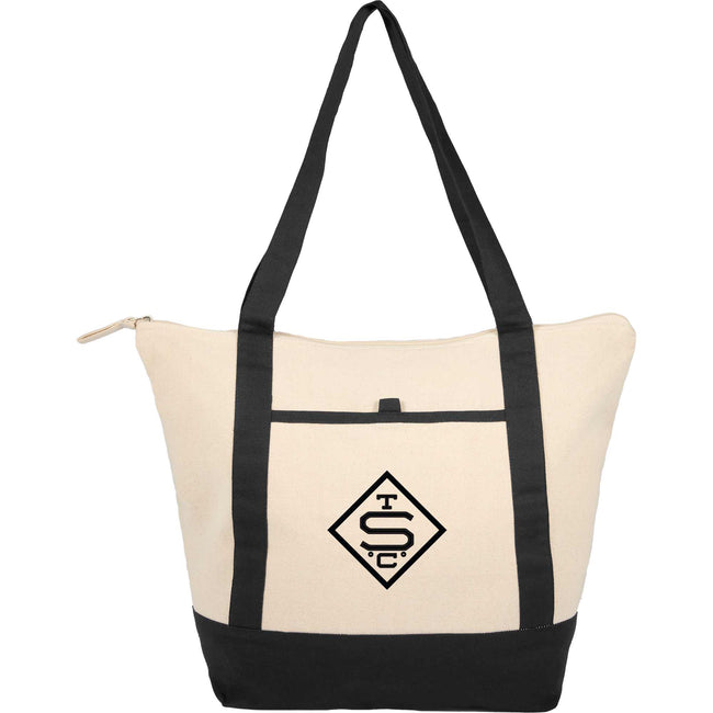 Isle Organic Cotton Zippered Tote, 8 oz