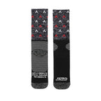 ISlide Socks, Statement - Black - Dye_Sublimation