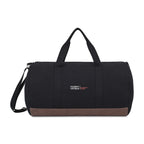 Ivy Barrel Duffel in Recycled Cotton Transfer - Black - View 1