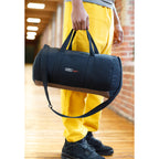 Ivy Barrel Duffel in Recycled Cotton Transfer - Navy - View 4