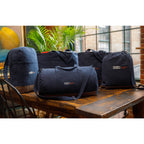 Ivy Barrel Duffel in Recycled Cotton Transfer - Navy - View 6