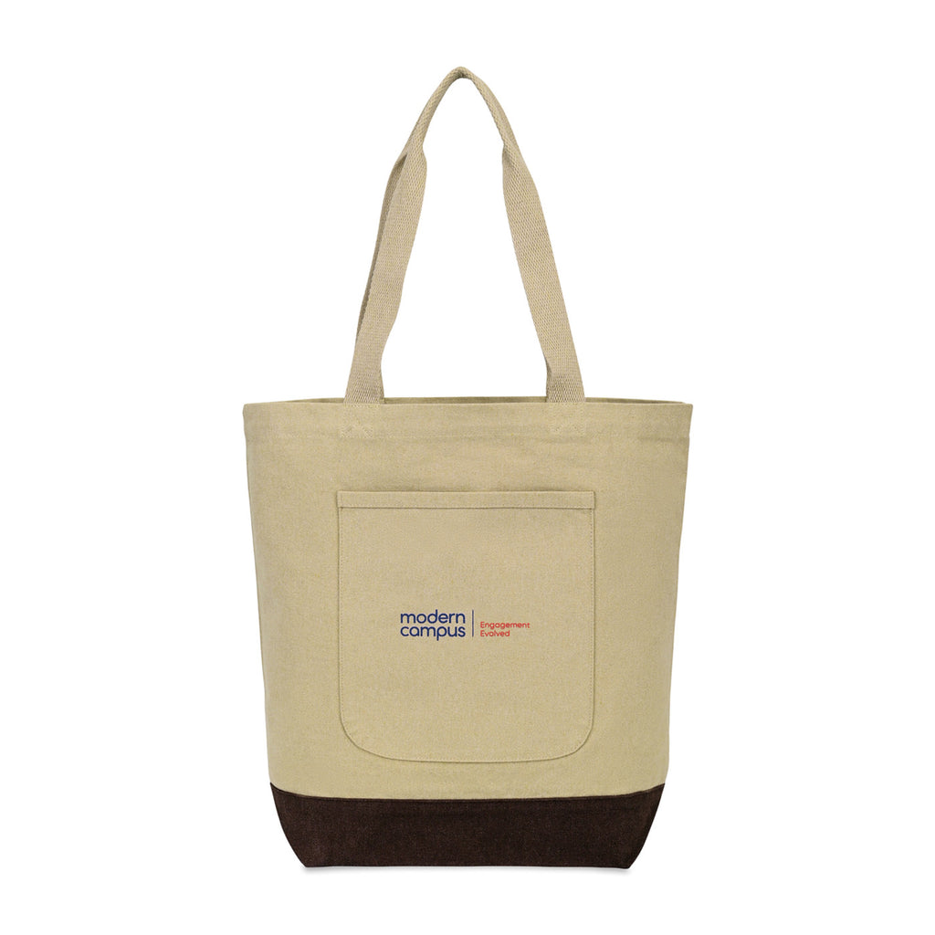 Ivy Everyday Tote in Recycled Cotton - Beige - View 1