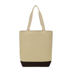Ivy Everyday Tote in Recycled Cotton - Beige - View 2