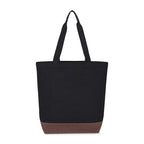 Ivy Everyday Tote in Recycled Cotton - Black - View 3