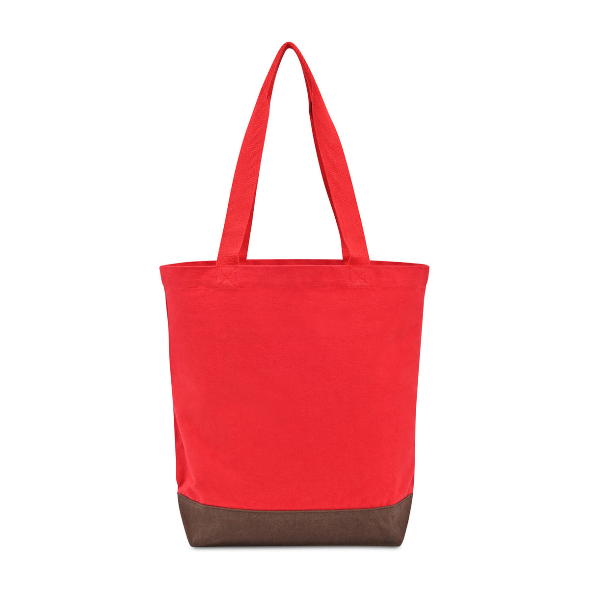 Ivy Everyday Tote in Recycled Cotton - Crimson - View 2