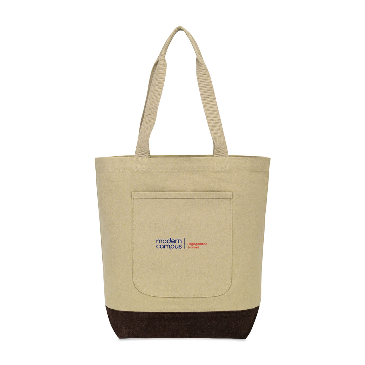 Ivy Everyday Tote in Recycled Cotton Transfer - Beige - View 1