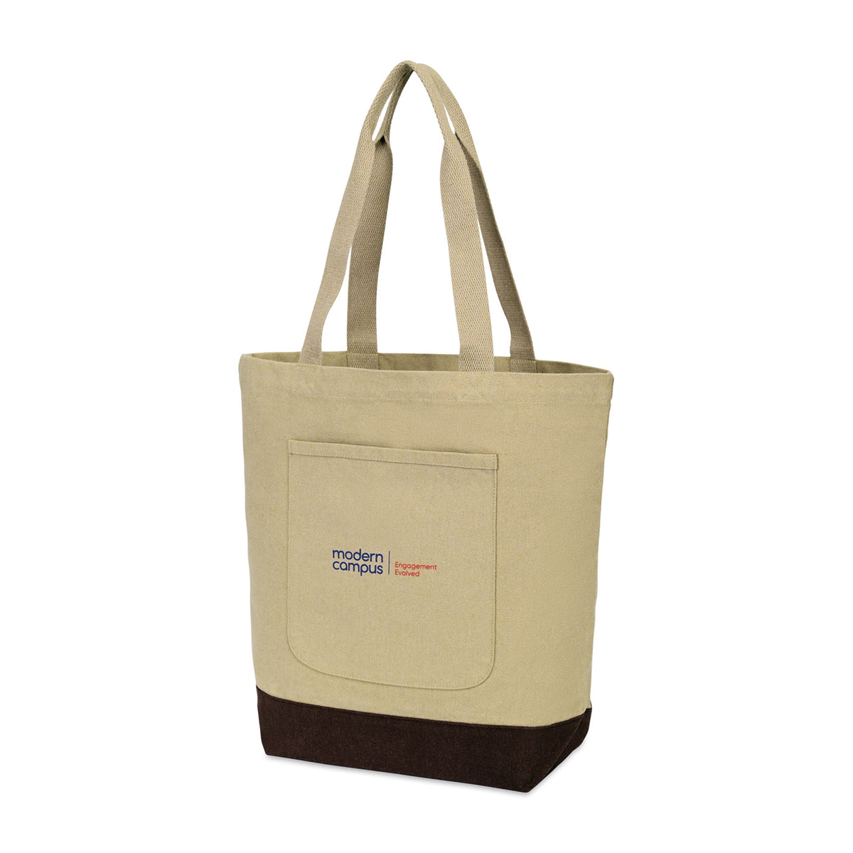 Ivy Everyday Tote in Recycled Cotton Transfer - Beige - View 3