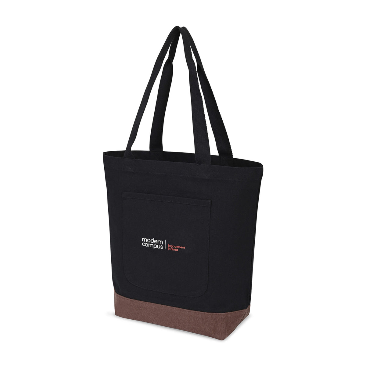 Ivy Everyday Tote in Recycled Cotton Transfer - Black - View 2