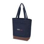 Ivy Everyday Tote in Recycled Cotton Transfer - Navy - View 2