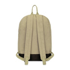 Ivy Laptop Backpack in Recycled Cotton, 16 Inch Embroidery - Beige - View 5
