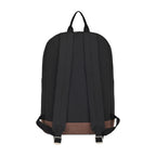 Ivy Laptop Backpack in Recycled Cotton, 16 Inch Embroidery - Black - View 4