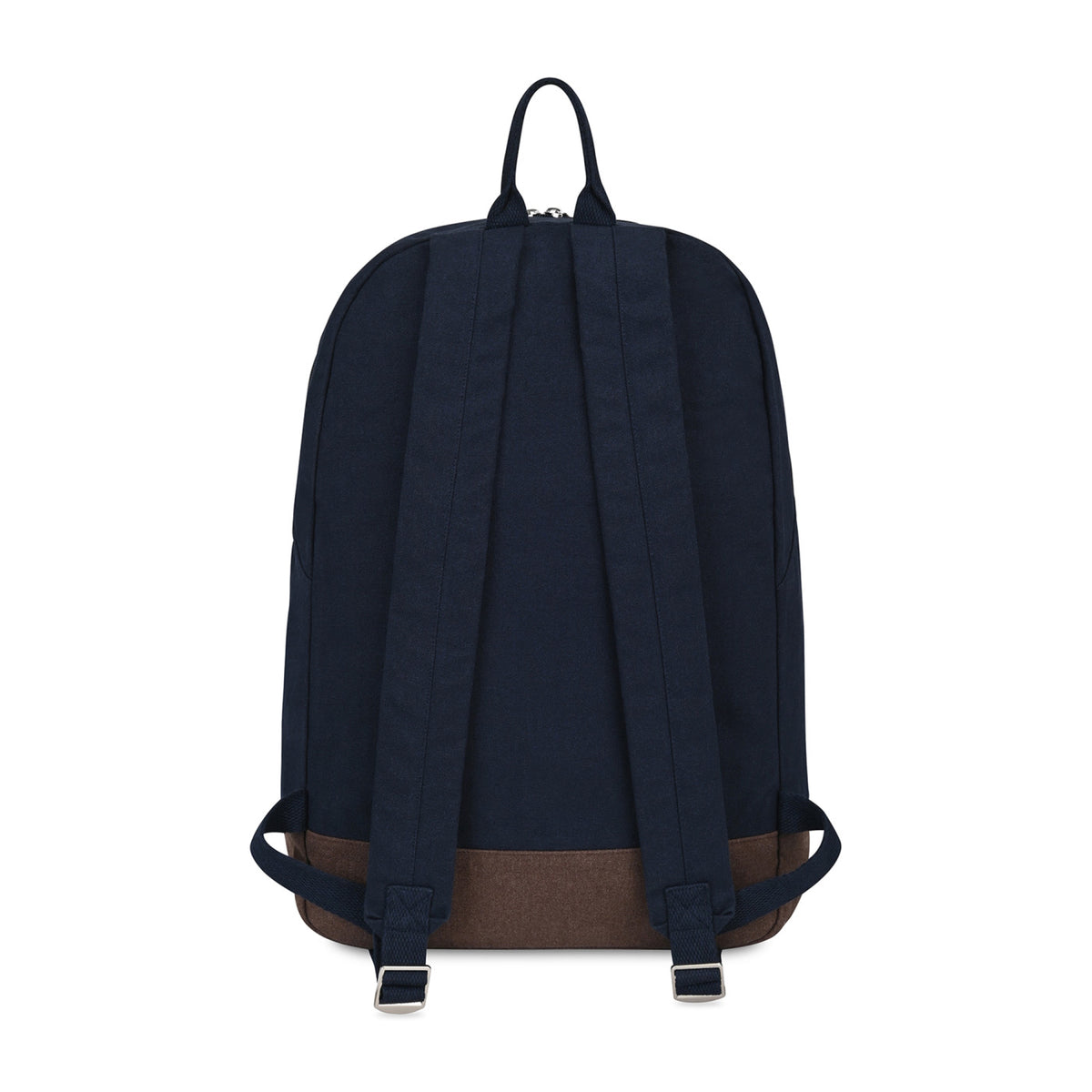 Ivy Laptop Backpack in Recycled Cotton, 16 Inch Embroidery - Navy - View 4