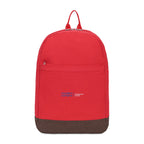 Ivy Laptop Backpack in Recycled Cotton, 16 Inch Embroidery - Red - View 1