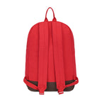 Ivy Laptop Backpack in Recycled Cotton, 16 Inch Transfer - Red - View 4