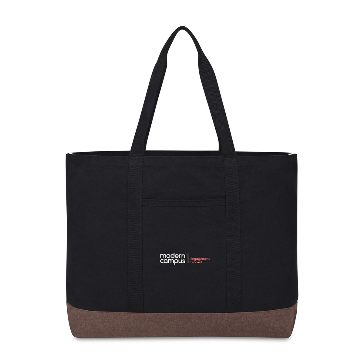 Ivy Large Carry-All Tote in Recycled Cotton - Black - View 1
