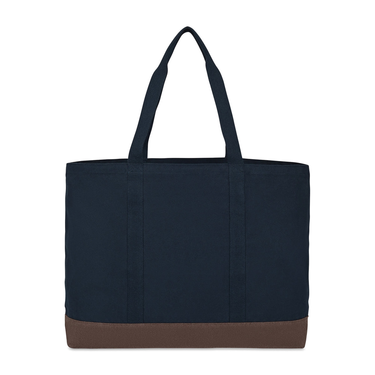 Ivy Large Carry-All Tote in Recycled Cotton Embroidery - Navy - View 2