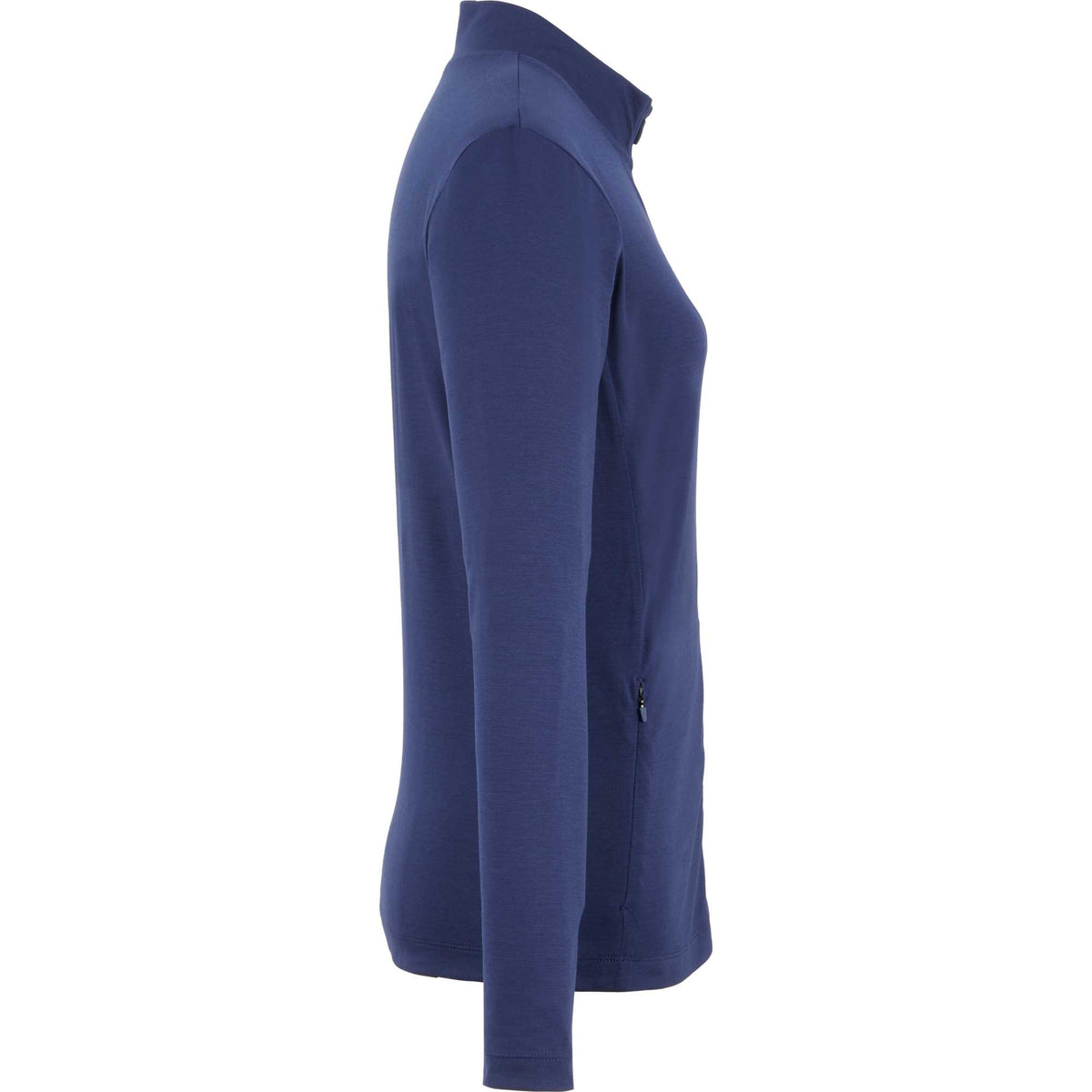 Izu Everything Eco Stretch Full Zip for Women Embroidery - Vintage Navy - Right Side