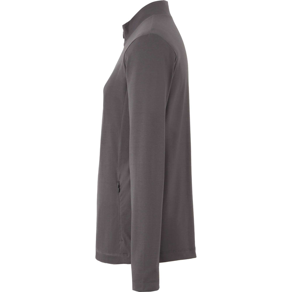 Izu Everything Eco Stretch Full Zip for Women Transfer - Charcoal - Left Side