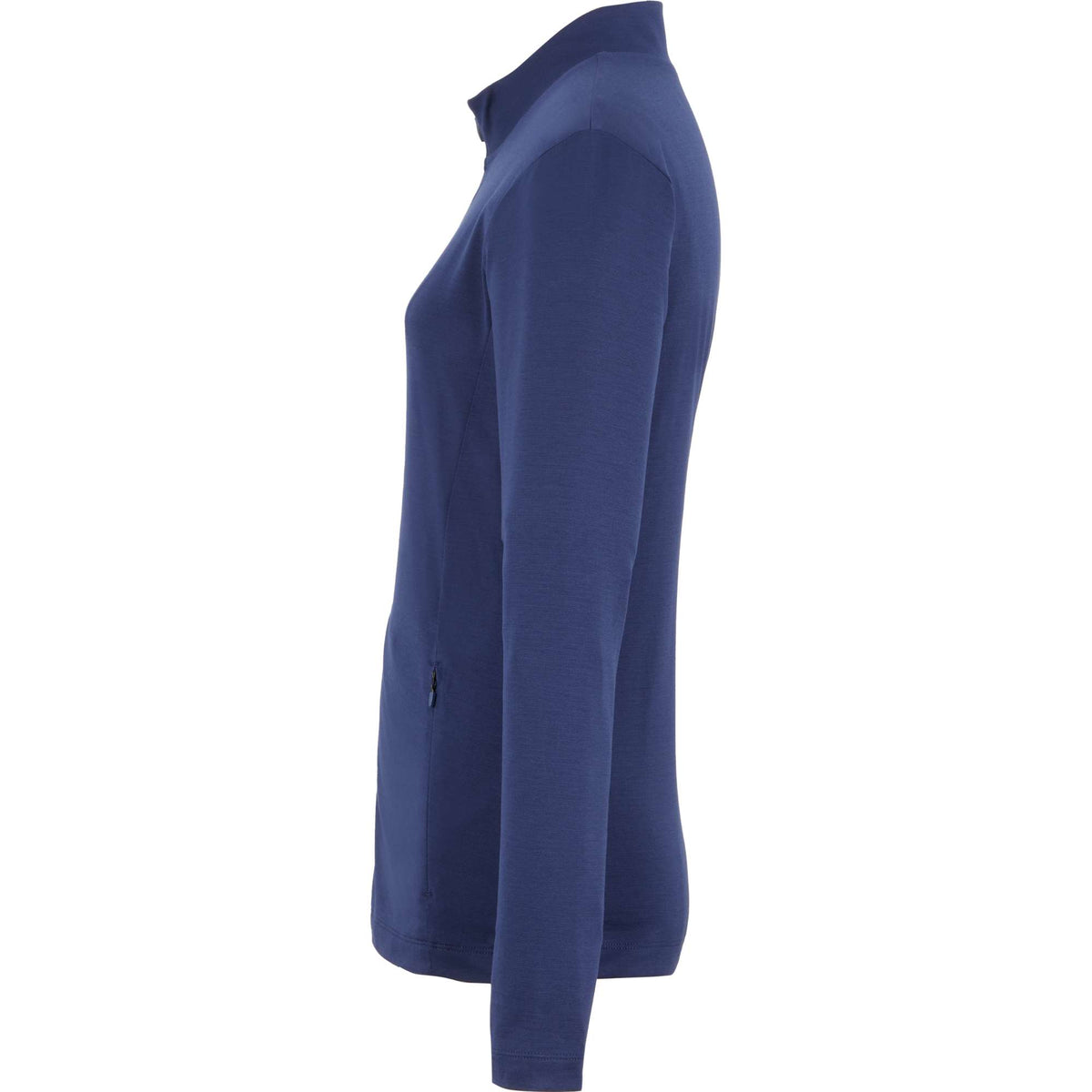 Izu Everything Eco Stretch Full Zip for Women Transfer - Vintage Navy - Left Side