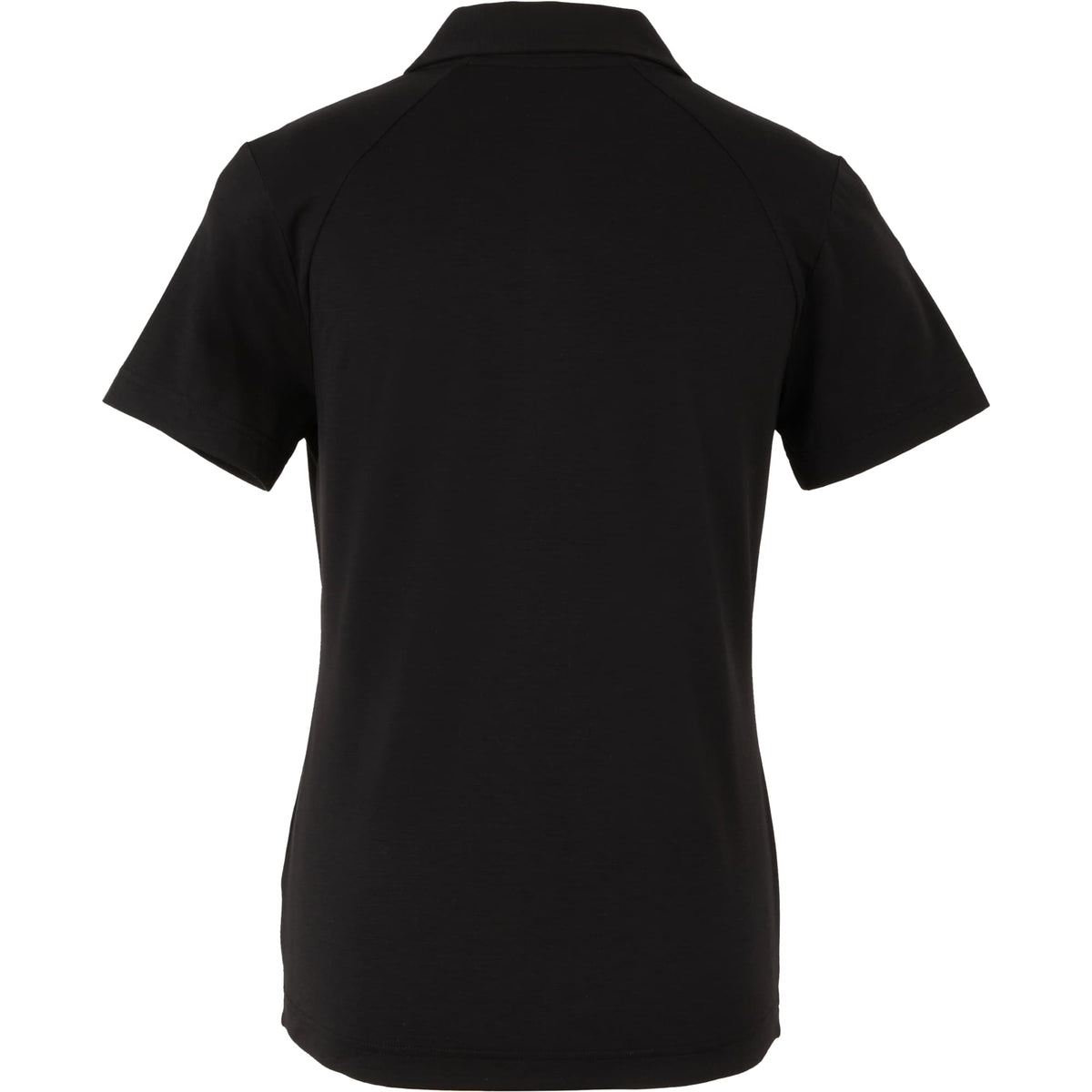 Izu Everything Eco Stretch Polo for Women Transfer - Black - Back