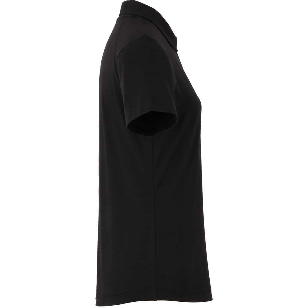 Izu Everything Eco Stretch Polo for Women Transfer - Black - Right Side