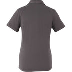Izu Everything Eco Stretch Polo for Women Transfer - Charcoal - Back