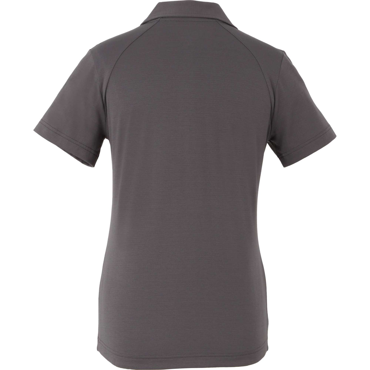 Izu Everything Eco Stretch Polo for Women Transfer - Charcoal - Back