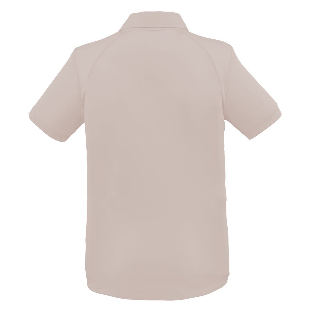 Izu Everything Eco Stretch Polo for Women Transfer - Sandstone - Back