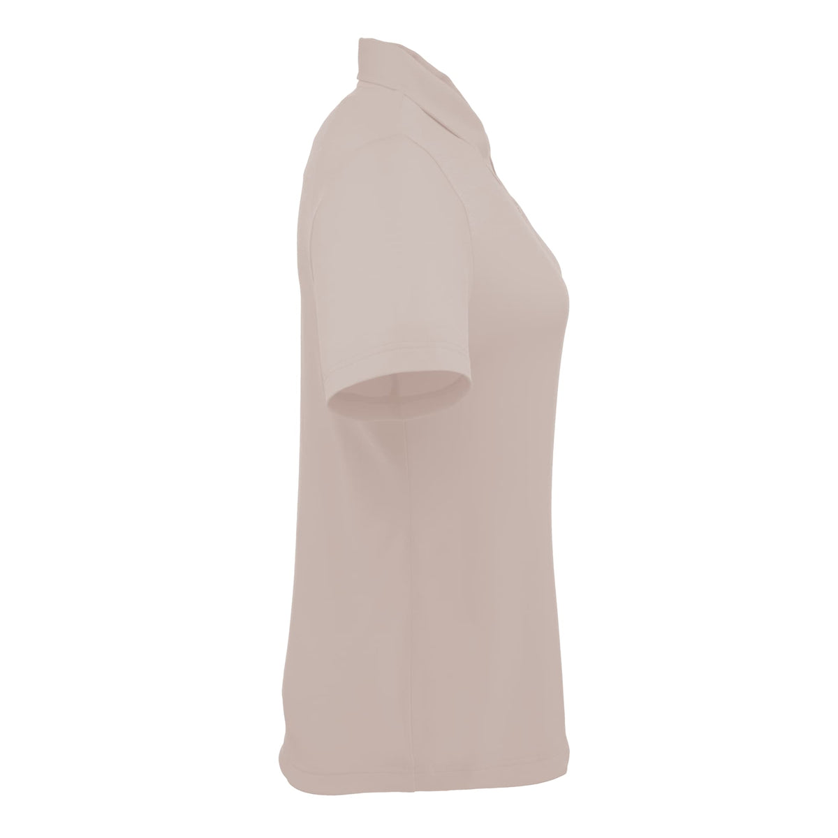 Izu Everything Eco Stretch Polo for Women Transfer - Sandstone - Right Side Flat