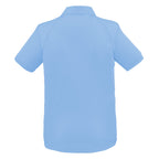 Izu Everything Eco Stretch Polo for Women Transfer - Sky - Back Flat