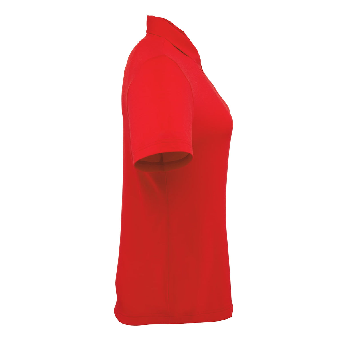 Izu Everything Eco Stretch Polo for Women Transfer - Team Red - Right Side Flat