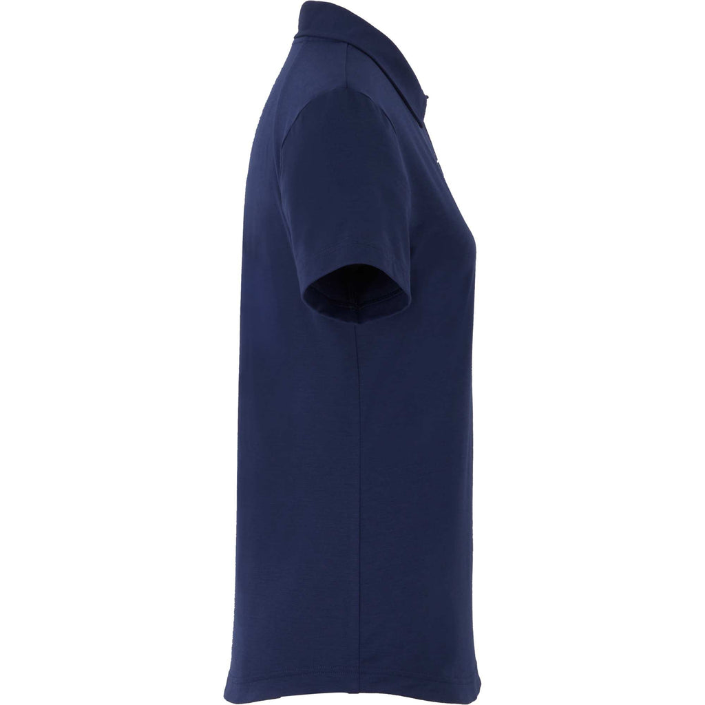 Izu Everything Eco Stretch Polo for Women Transfer - Vintage Navy - Right Side