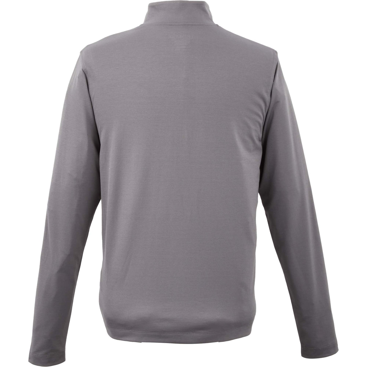 Izu Everything Eco Stretch Quarter Zip for Men Transfer - Charcoal - Back Flat