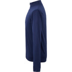 Izu Everything Eco Stretch Quarter Zip for Men Transfer - Vintage Navy - Left Side