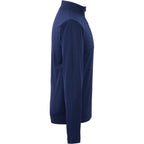 Izu Everything Eco Stretch Quarter Zip for Men Transfer - Vintage Navy - Right Side