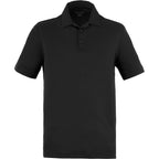 Izu Everything Performance Eco Polo for Men Transfer - Black - Front Flat