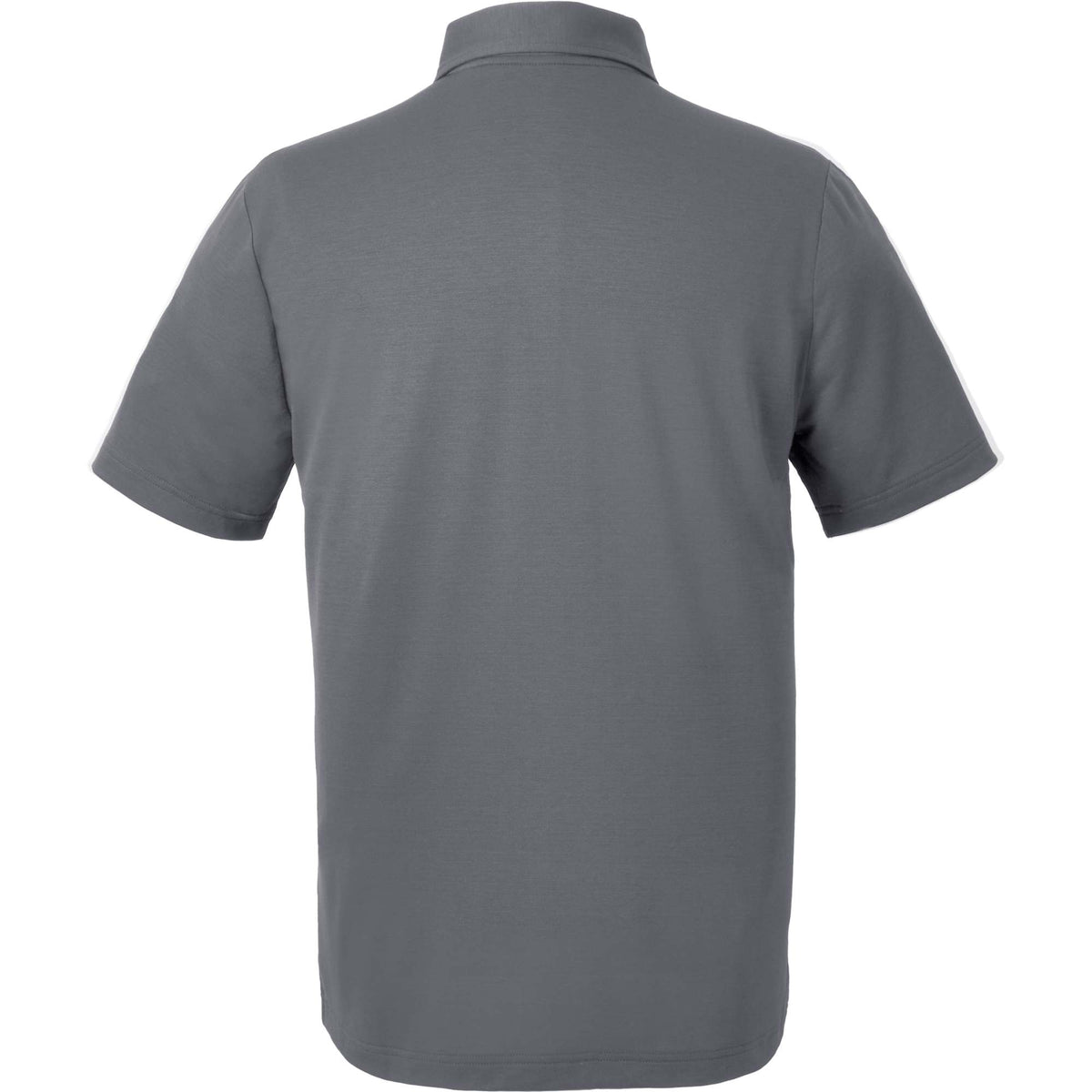 Izu Everything Performance Eco Polo for Men Transfer - Charcoal - Back