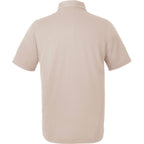 Izu Everything Performance Eco Polo for Men Transfer - Sandstone - Back