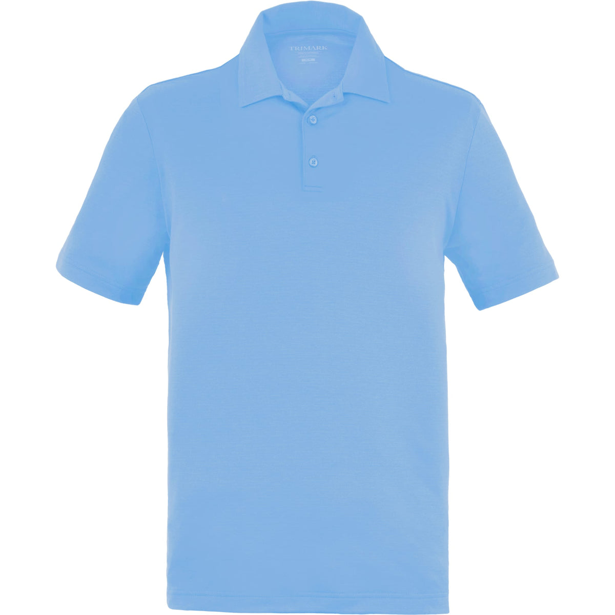 Izu Everything Performance Eco Polo for Men Transfer - Sky - Front Flat
