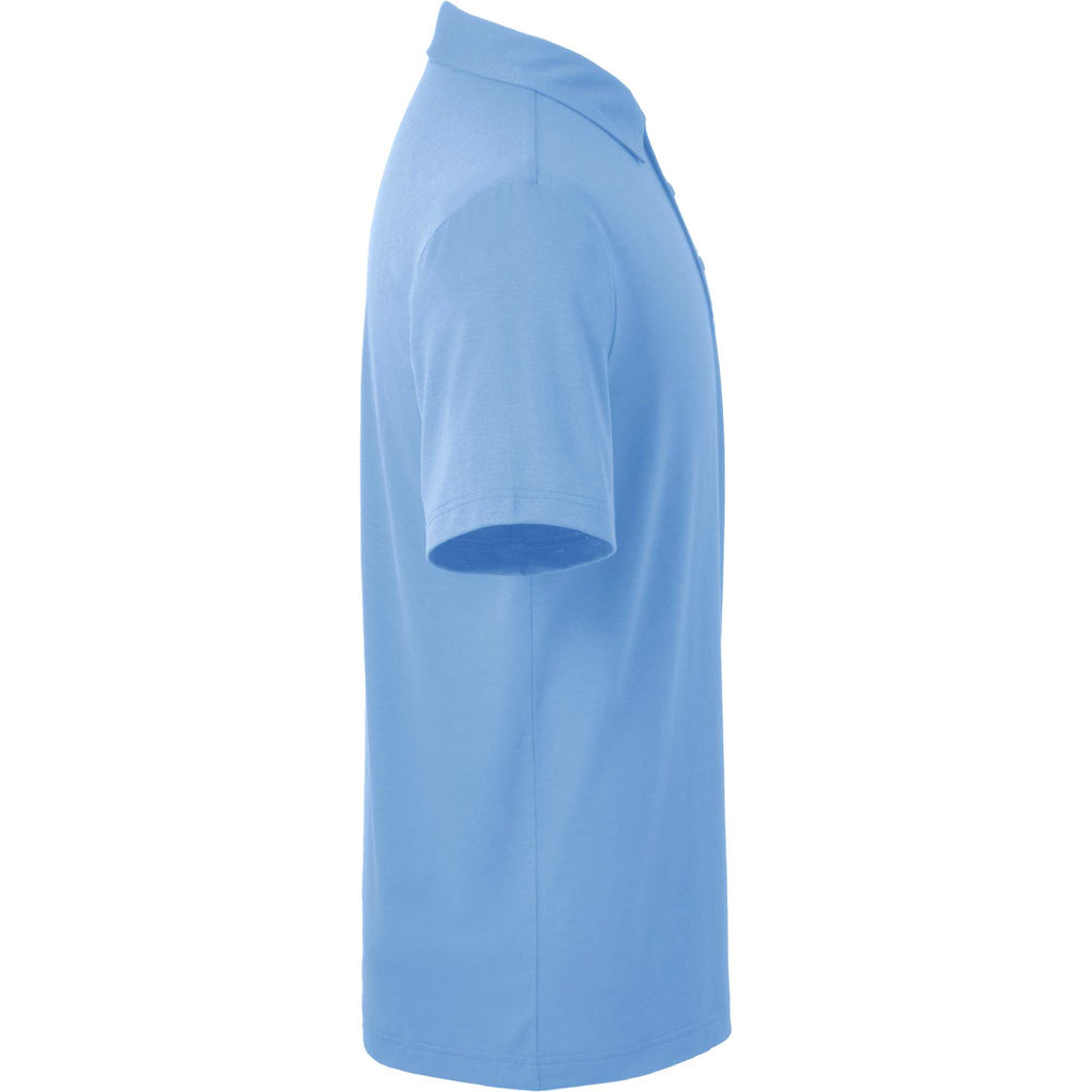 Izu Everything Performance Eco Polo for Men Transfer - Sky - Right Side Flat